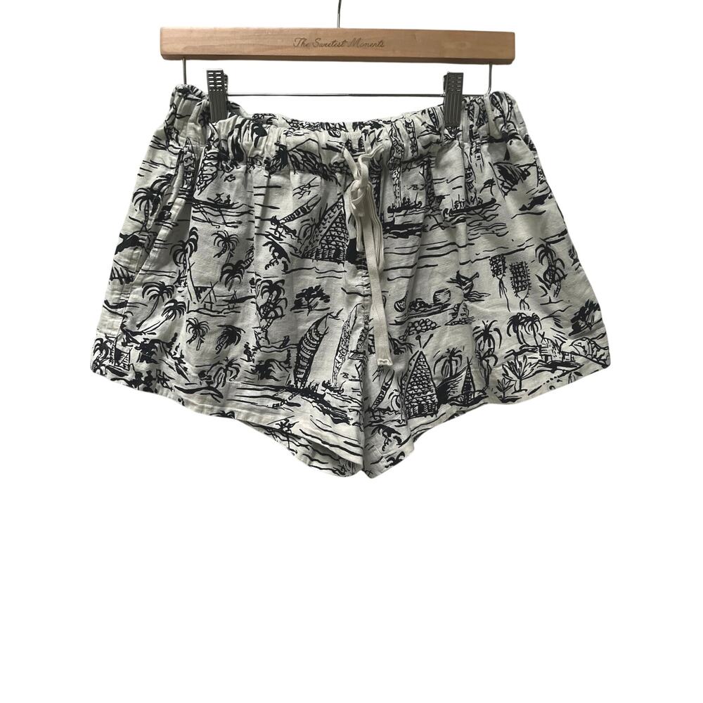 THE GREAT THE BONFIRE SHORT in BLACK GETAWAY PRINT Size 1 Small